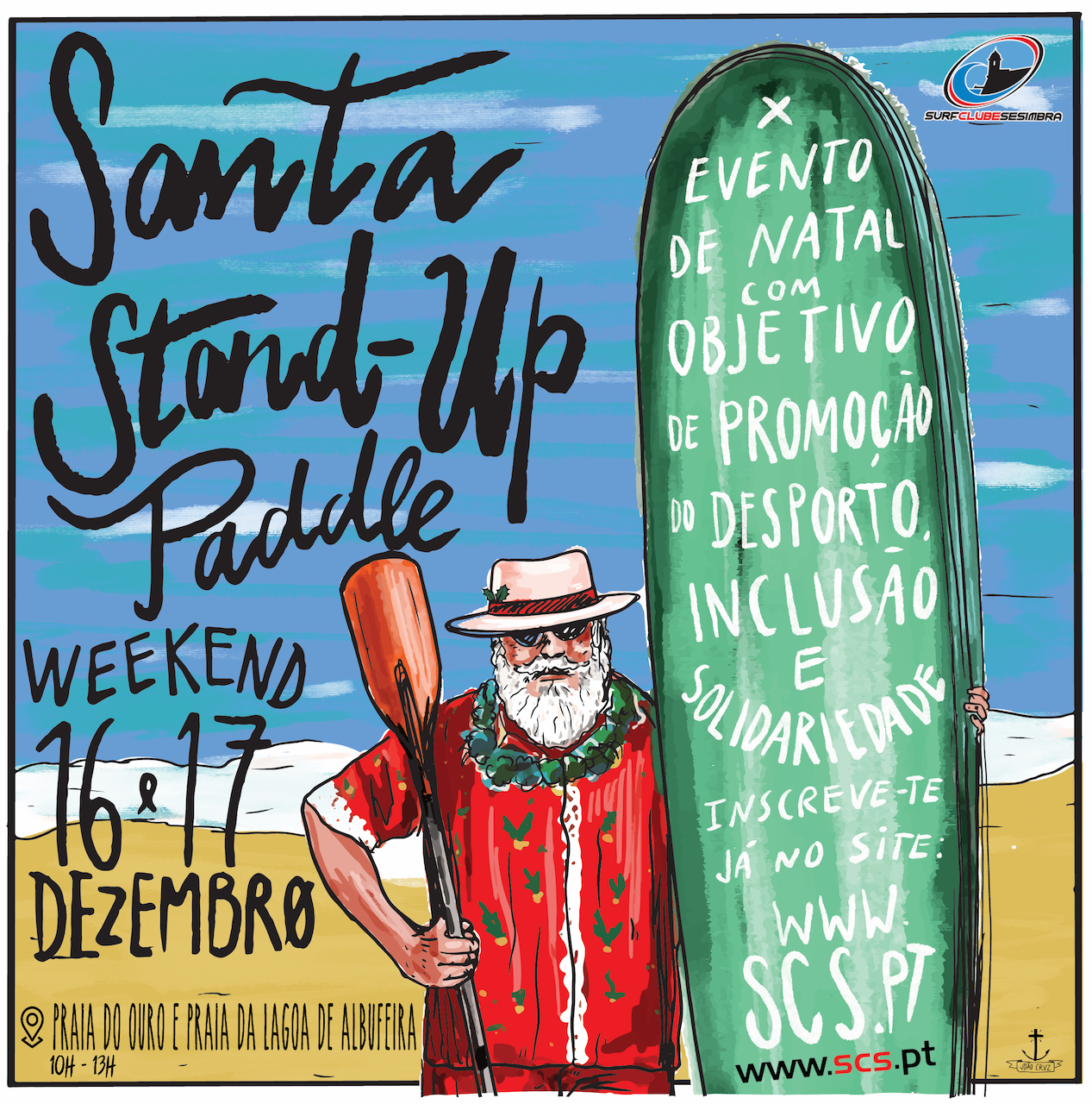  Remada do Natal em Stand-Up Paddle Boarding - dia 16 dezembro